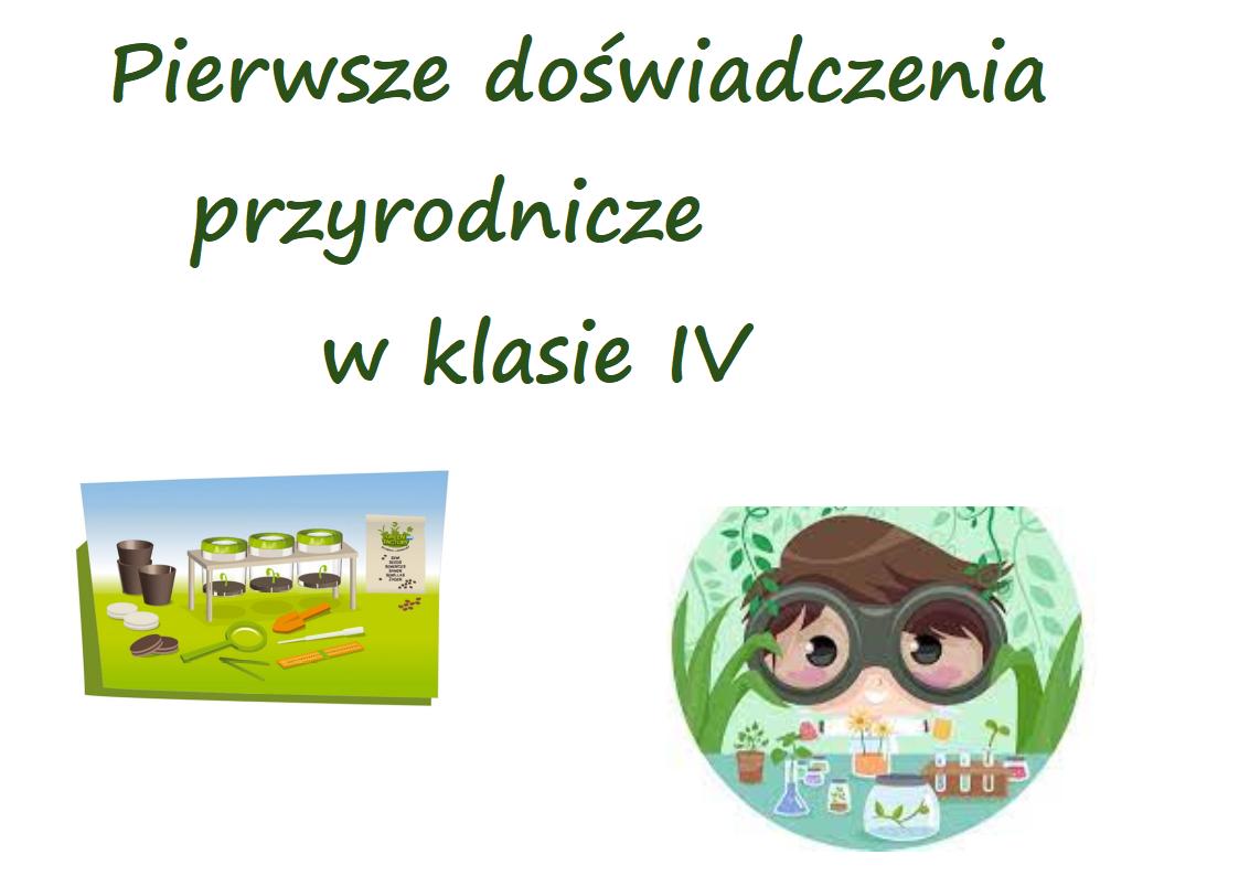 Plakat pierwsze doświadczenie przyrodnicze